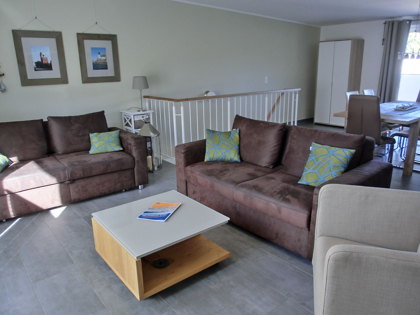  Ferienwohnung KWE 10 OG "Eikkater" Graal-Müritz Küstenwald - Wohnzimmer