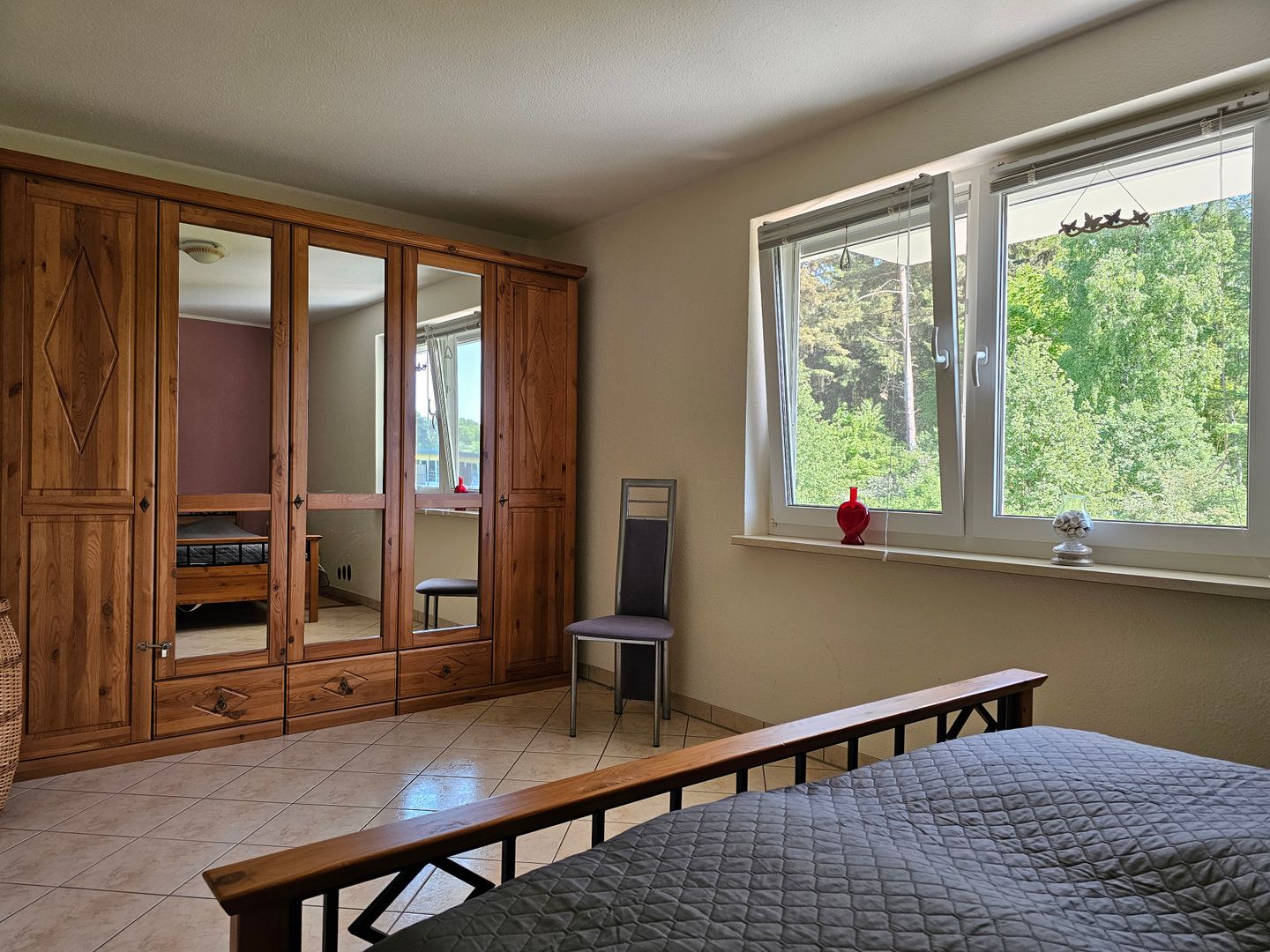  Ferienwohnung KWE 7 OG Graal-Müritz Küstenwald - Schlafzimmer