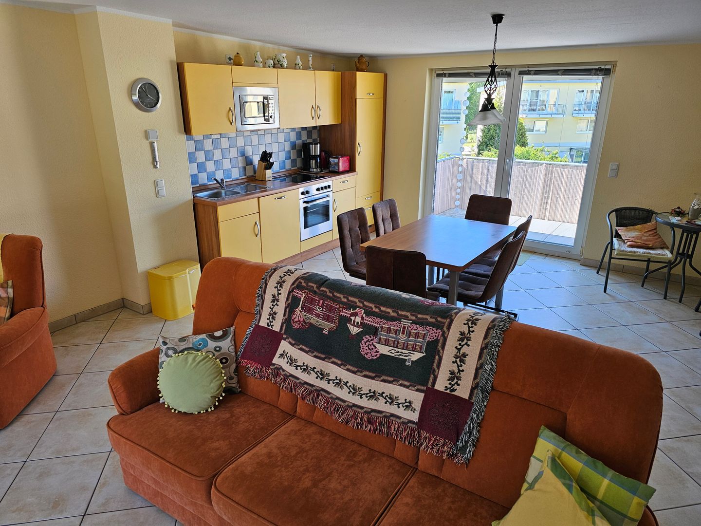  Ferienwohnung KWE 7 OG Graal-Müritz Küstenwald - Wohnzimmer