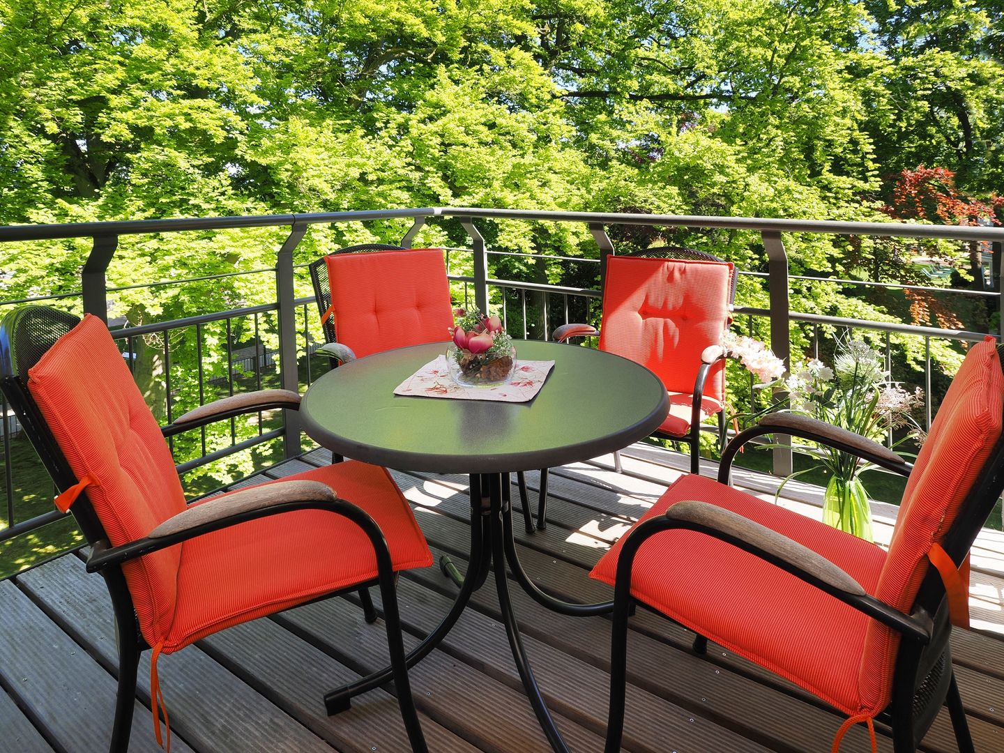 Kaiservillen Heringsdorf Ferienwohnung mit 2 Schlafzimmern und Balkon (D213) Insel Usedom - Balkon