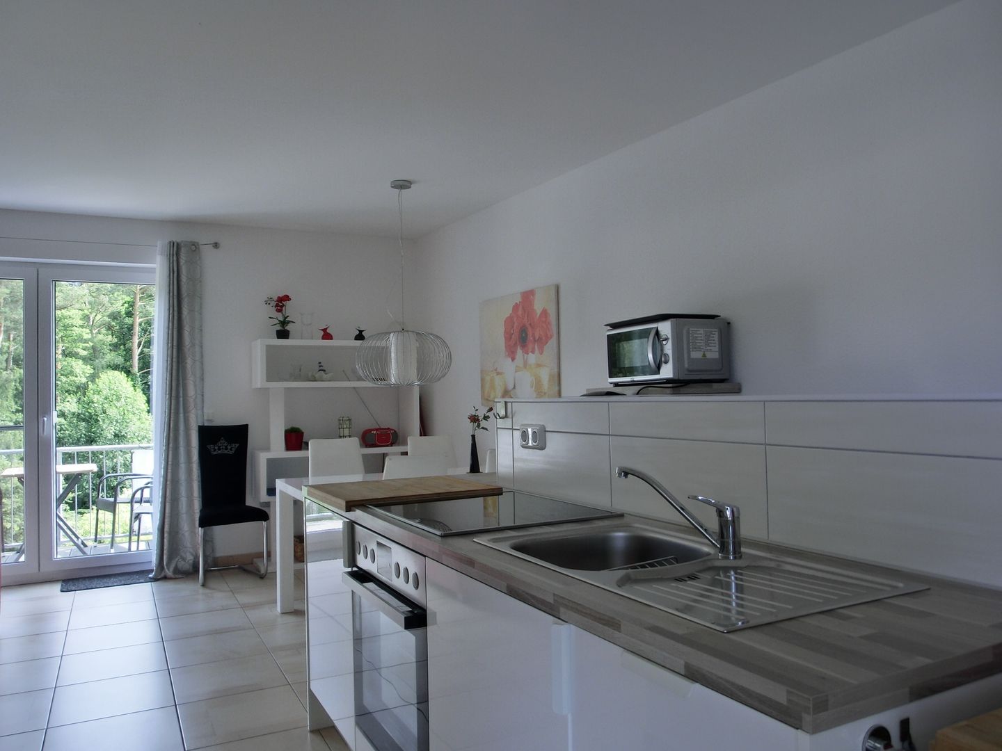  Ferienwohnung KWE 2 OG Graal-Müritz Küstenwald - Küche / Küchenzeile