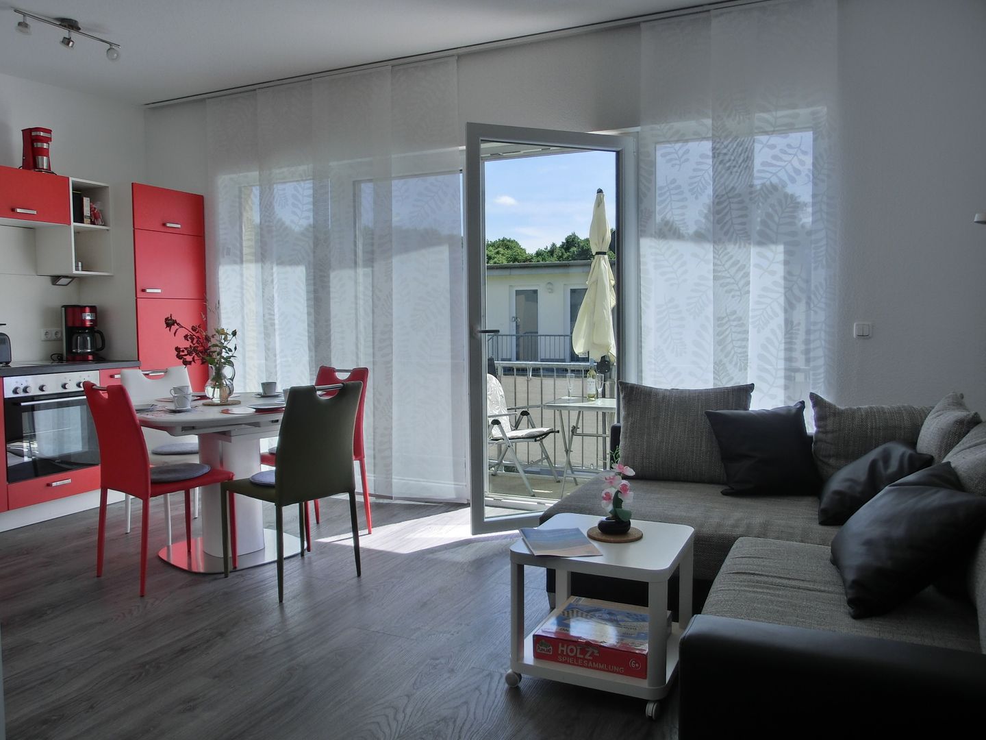  Ferienwohnung KWU 5 OG - "Orchidee" Graal-Müritz Küstenwald - Wohnzimmer