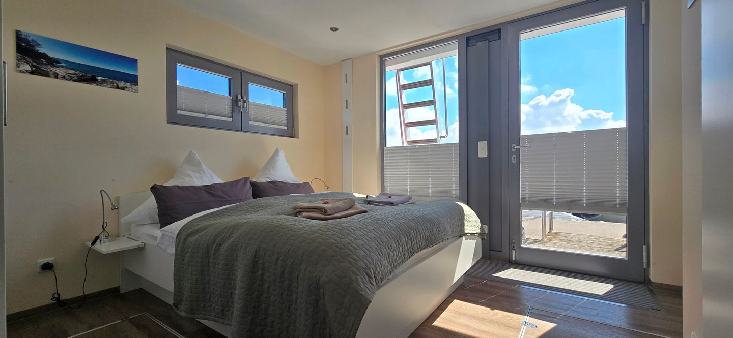  HB - Hausboot Floating 30 "Paula" Ribnitz-Damgarten - Schlafzimmer