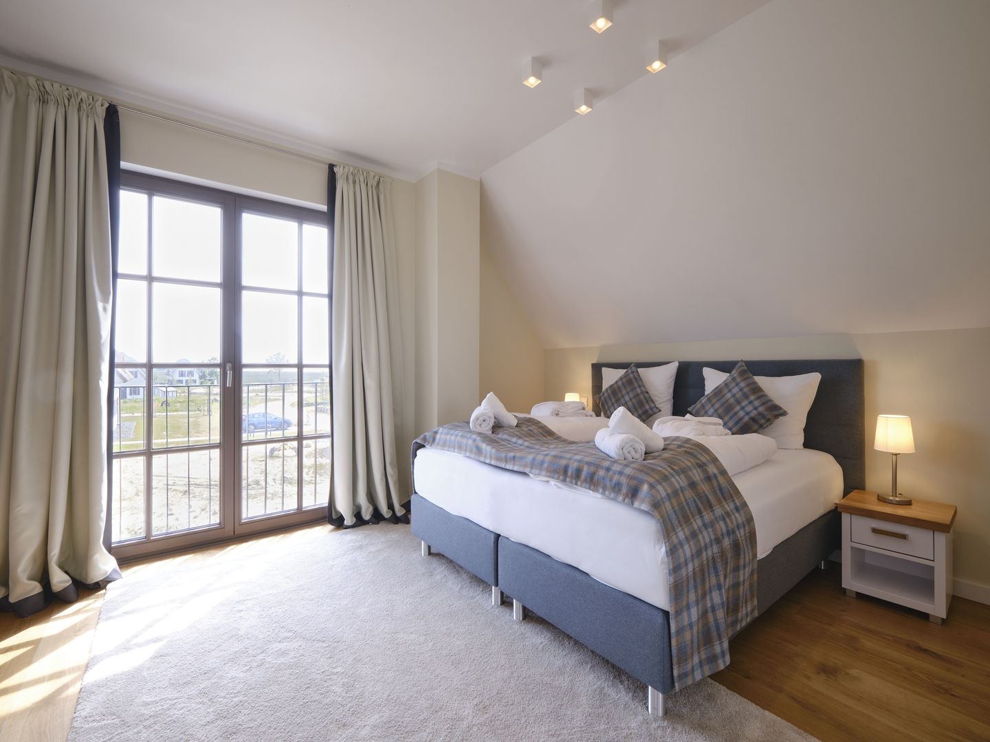 Premium Reetdachvilla mit 3 Schlafzimmern, Sauna und Kamin (H13) - Schlafzimmer