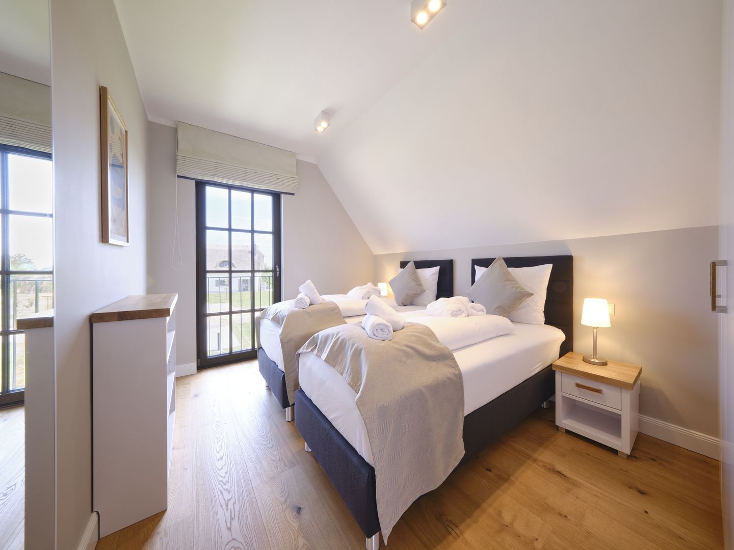 Luxus Reetdachvilla mit 3 Schlafzimmern, Sauna und Kamin (H18) - Schlafzimmer