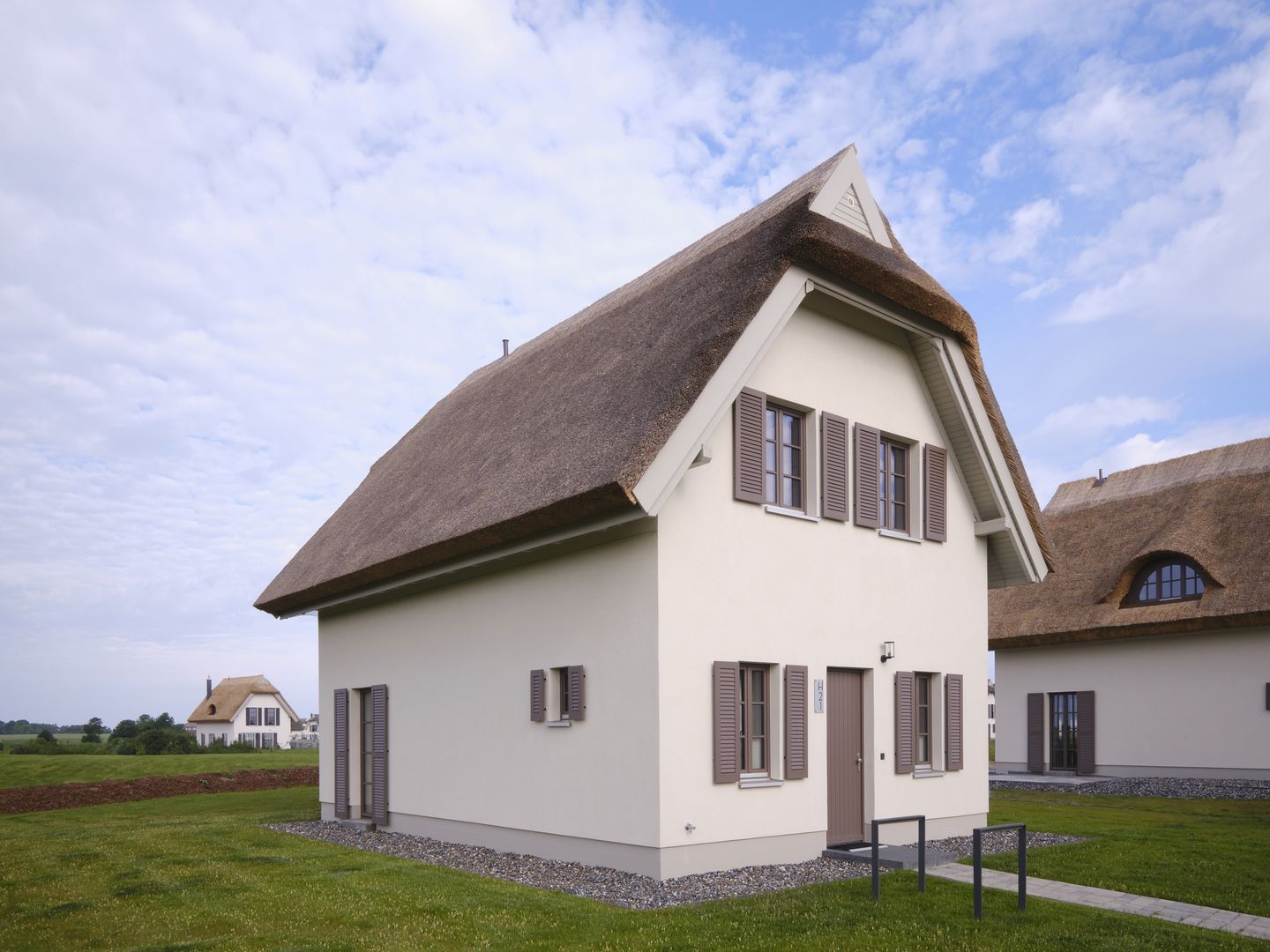 Premium Reetdachvilla mit 3 Schlafzimmern, Sauna und Kamin (H21) - Hauptansicht