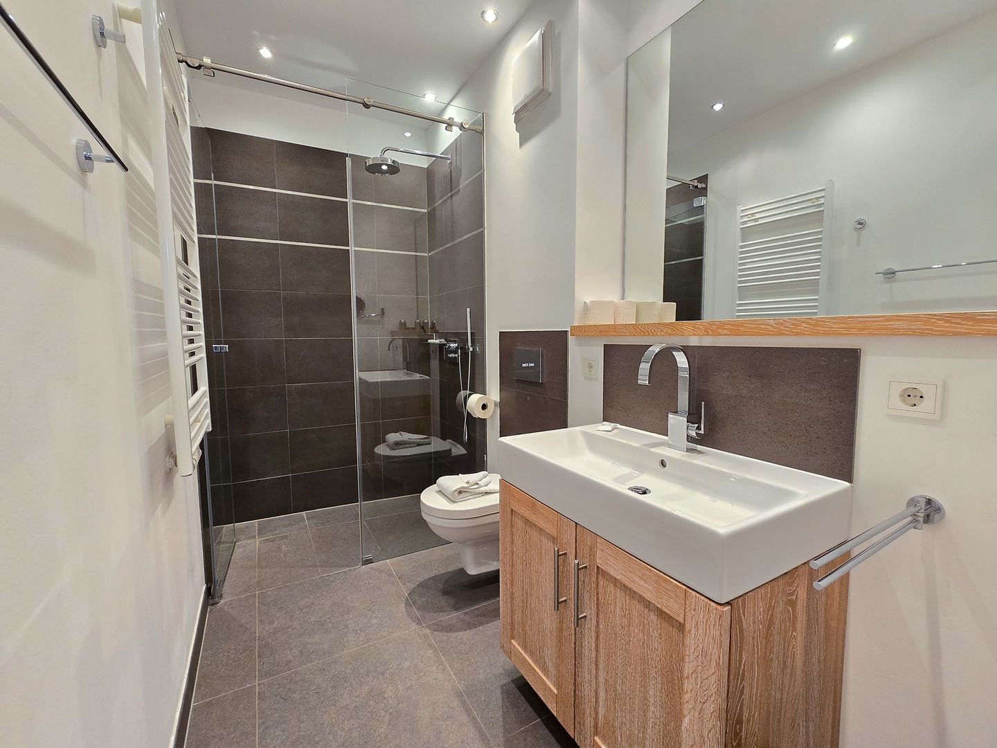 Strandvillen Binz Ferienwohnung mit 2 Schlafzimmern und Terrasse (PVA/01) Insel Rügen - Badezimmer