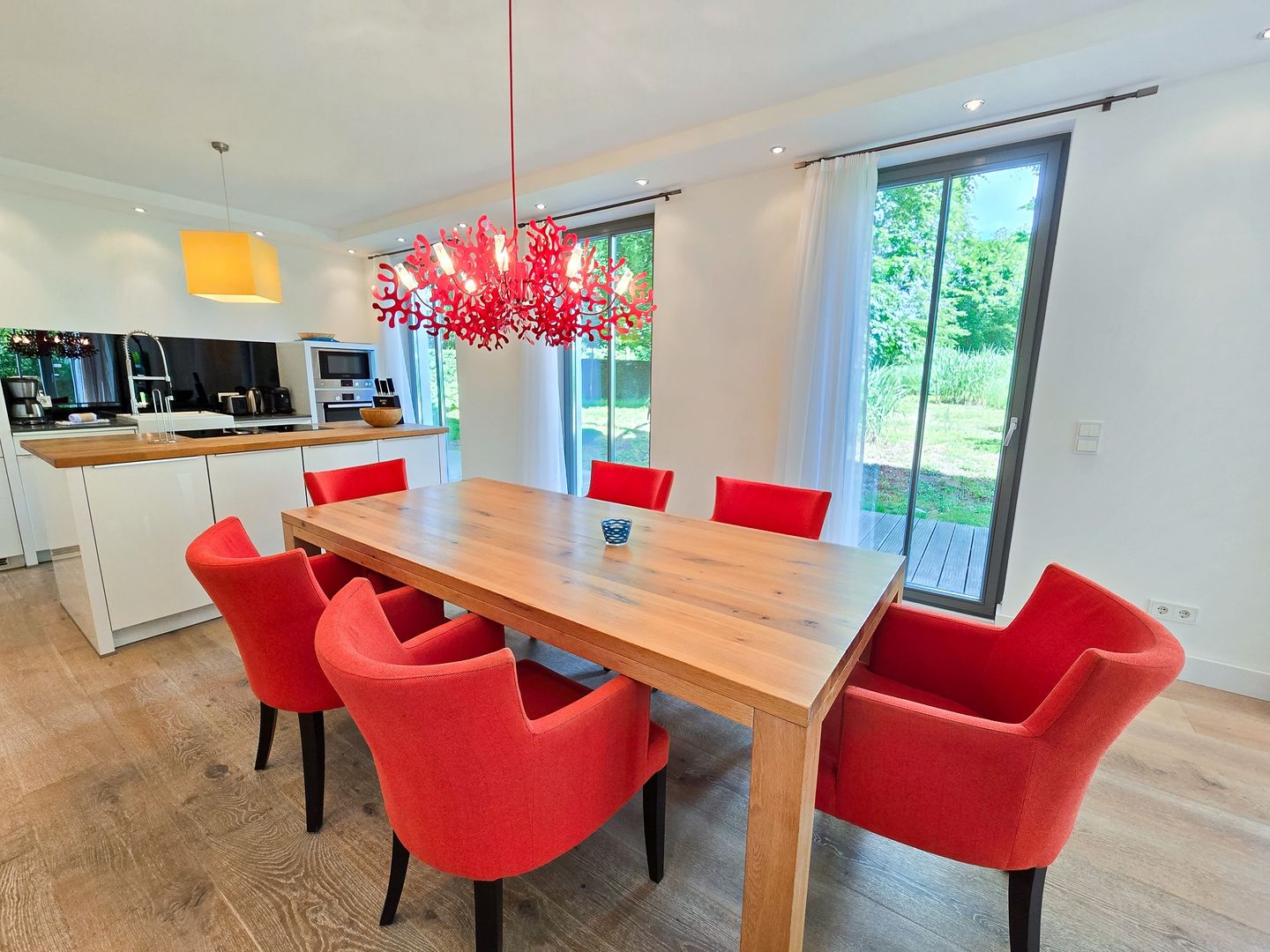 Strandvillen Binz Ferienwohnung mit 2 Schlafzimmern und Terrasse (PVA/01) Insel Rügen - Wohnzimmer