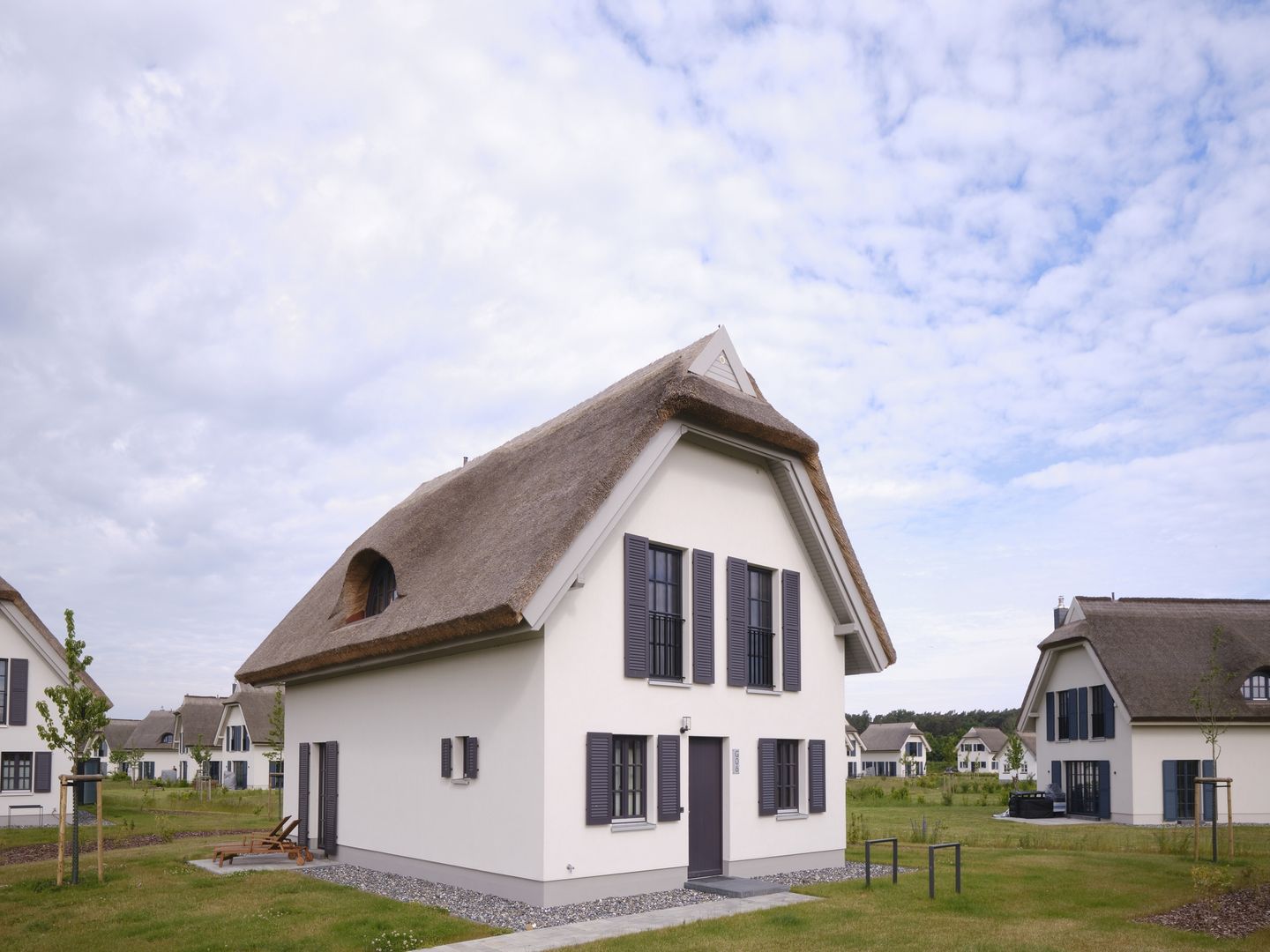 Luxus Reetdachvilla mit 3 Schlafzimmern, Sauna und Kamin (G06) - Hauptansicht