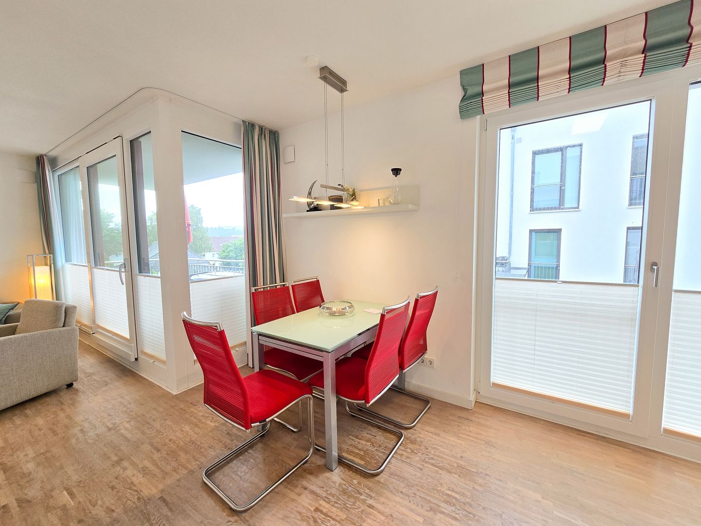 Strandvillen Binz Ferienwohnung mit 1 Schlafzimmer und Balkon (DR/421) Insel Rügen - Wohnzimmer