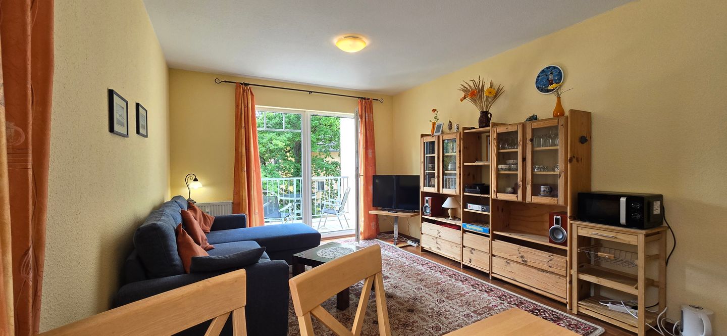  Ferienwohnung H16 "Strandkorb" Graal-Müritz - Wohnzimmer