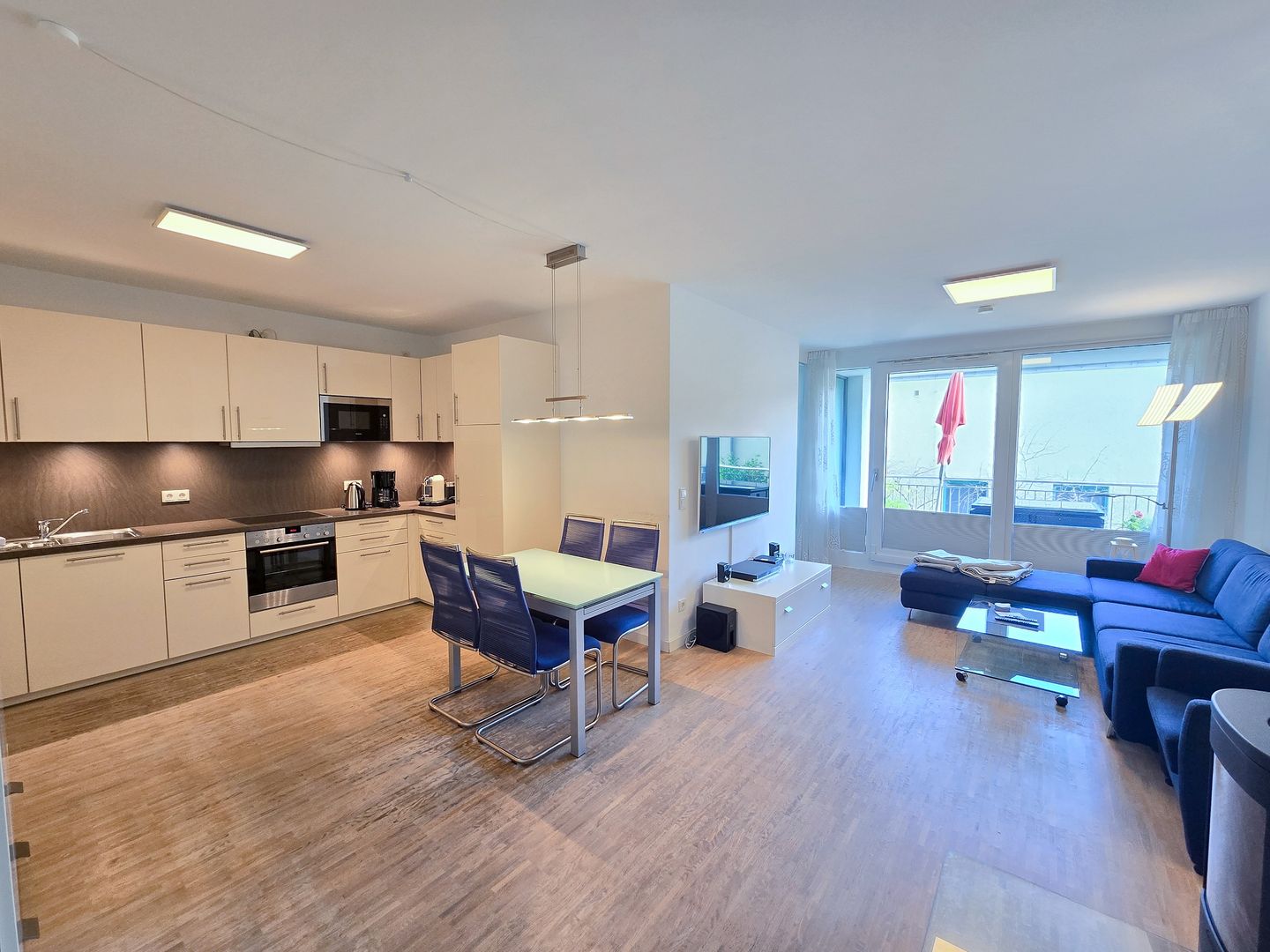 Strandvillen Binz Ferienwohnung mit 1 Schlafzimmer, Kamin und Balkon (DR/423) Insel Rügen - Küche / Küchenzeile