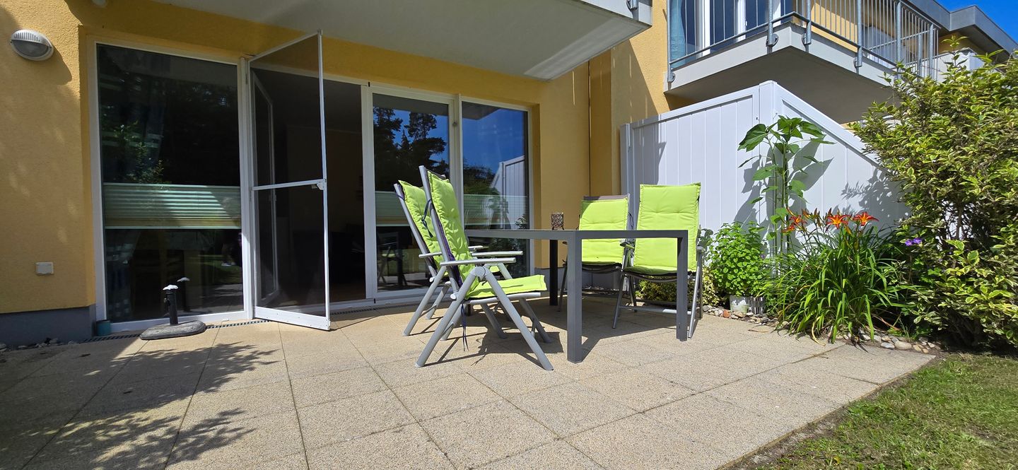  Ferienwohnung KWi 54 EG - "Möwennest" Graal-Müritz Küstenwald - Terrasse