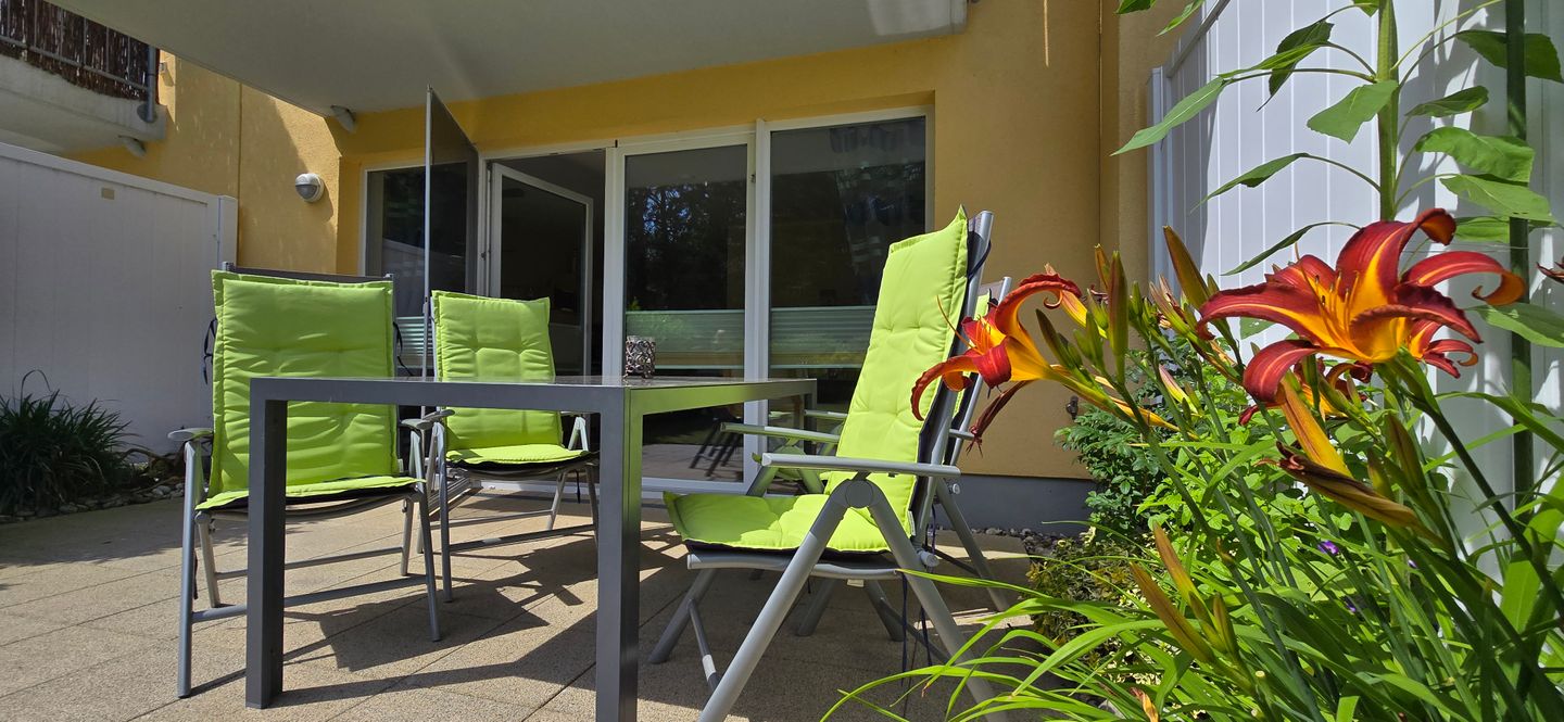  Ferienwohnung KWi 54 EG - "Möwennest" Graal-Müritz Küstenwald - Terrasse