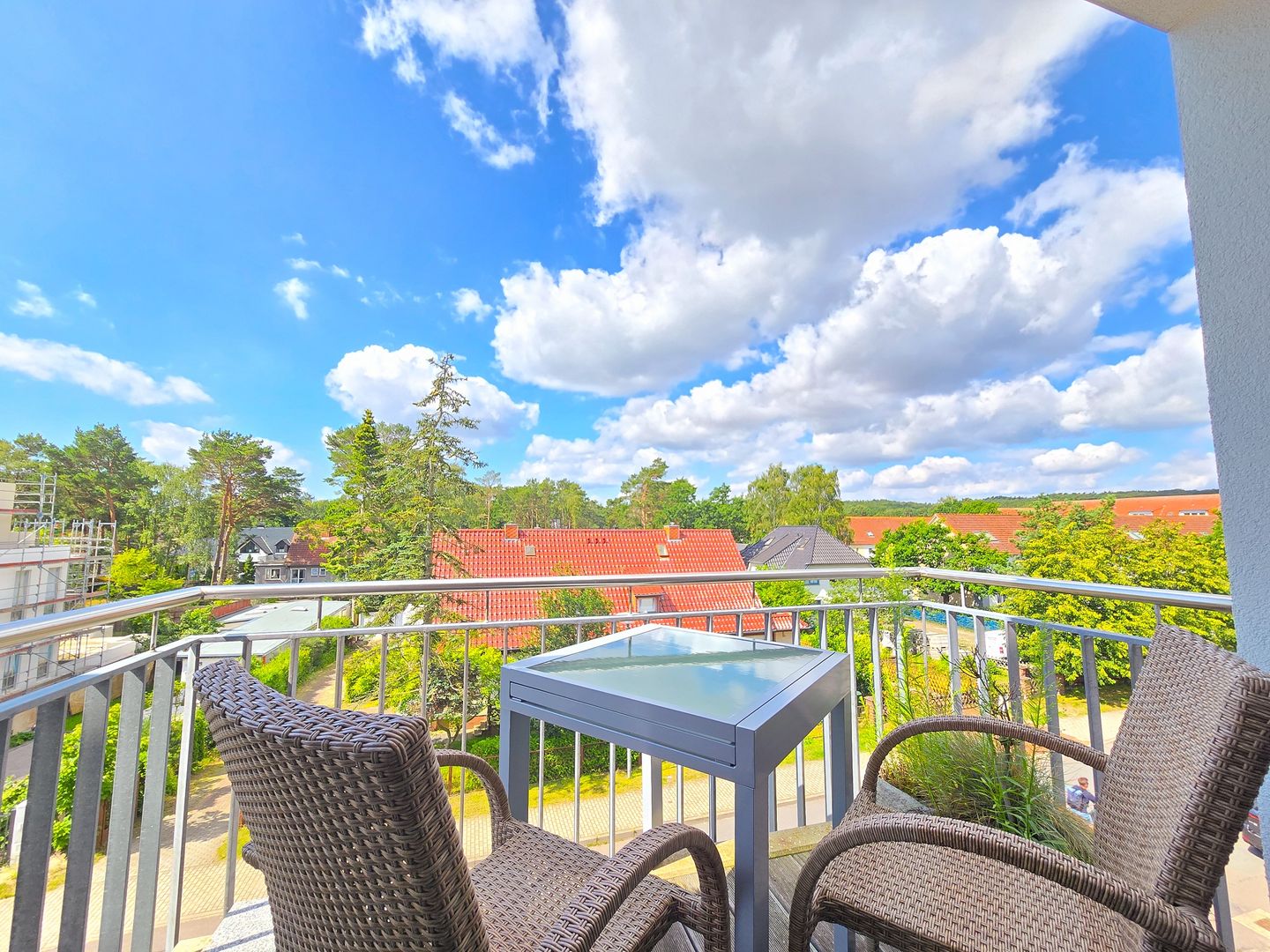 Strandvillen Binz Ferienwohnung mit 1 Schlafzimmer und Balkon (DR/422) Insel Rügen - Balkon