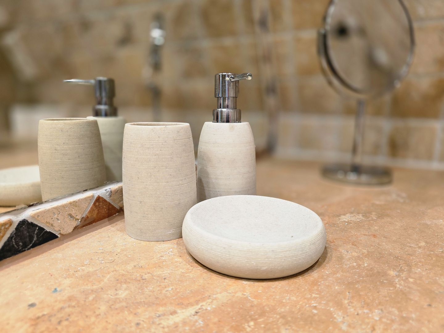 Strandvillen Binz Ferienwohnung mit Panoramablick, 2 Schlafzimmern und Balkon (SV/715) Insel Rügen - Badezimmer