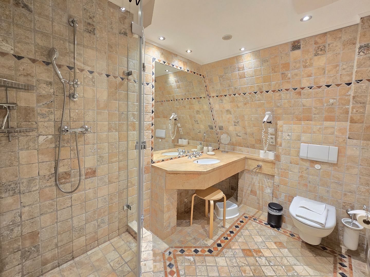 Strandvillen Binz Ferienwohnung mit Panoramablick, 2 Schlafzimmern und Balkon (SV/715) Insel Rügen - Badezimmer