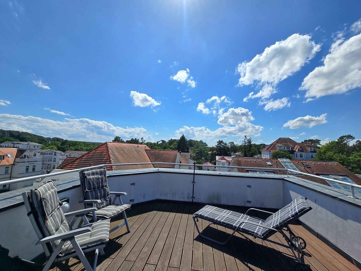 Strandvillen Binz Ferienwohnung mit Panoramablick, 2 Schlafzimmern und Balkon (SV/715) Insel Rügen - Balkon