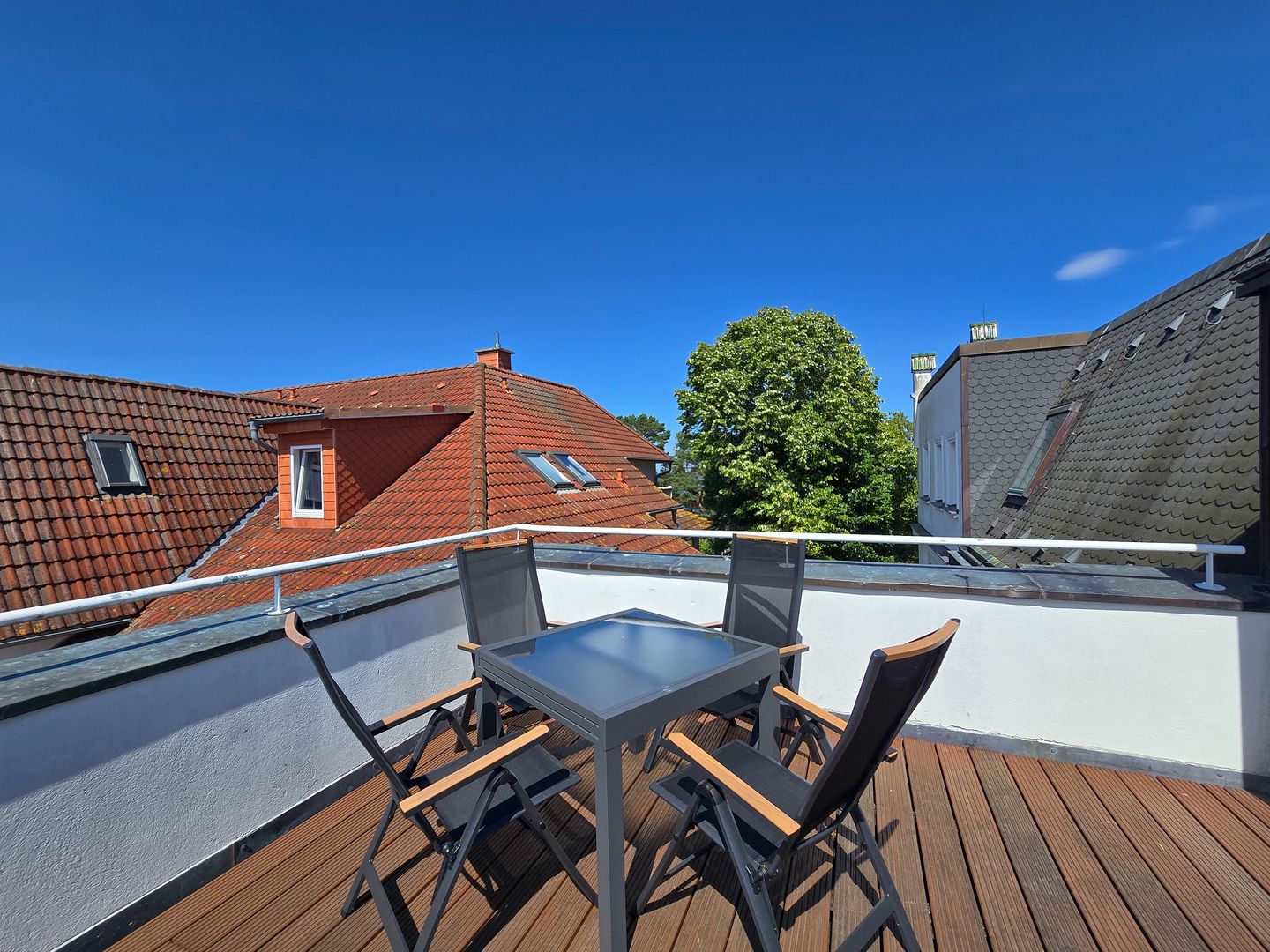 Strandvillen Binz Ferienwohnung mit Panoramablick, 2 Schlafzimmern und Balkon (SV/715) Insel Rügen - Balkon