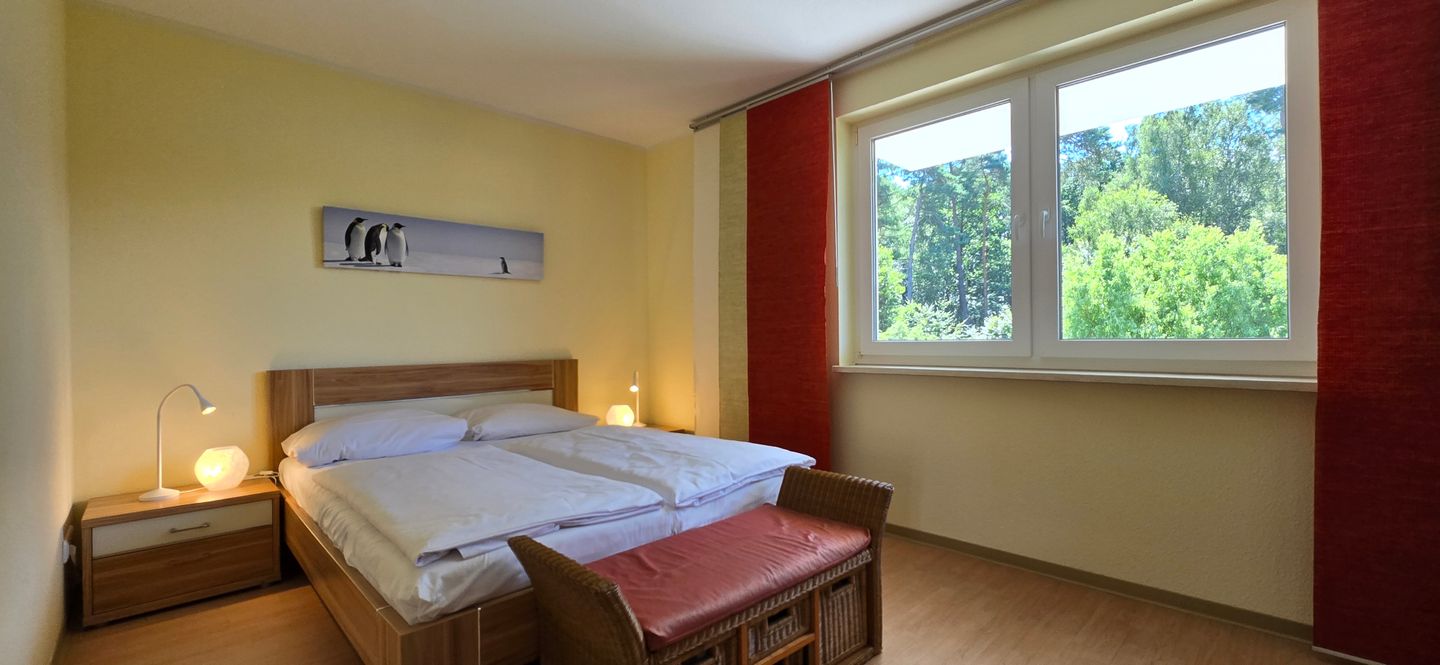  Ferienwohnung KWE 6 OG Graal-Müritz Küstenwald - Schlafzimmer