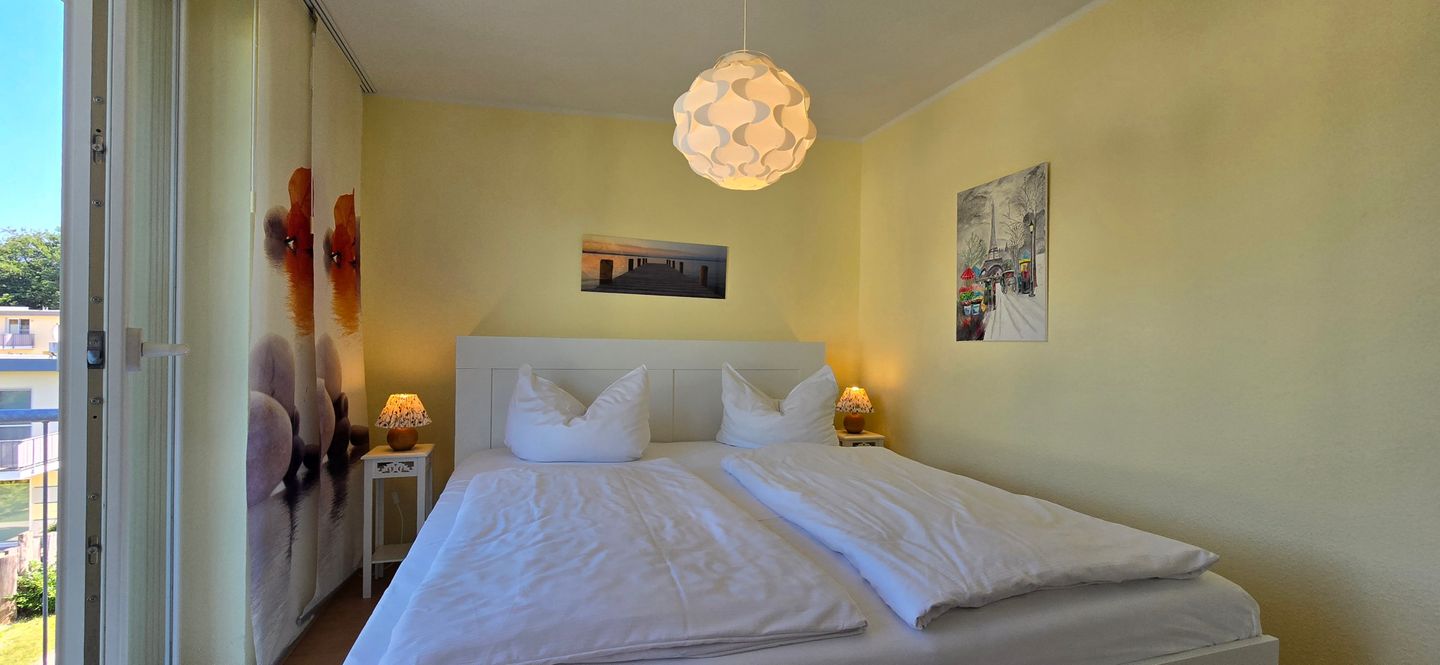  Ferienwohnung KWE 6 OG Graal-Müritz Küstenwald - Schlafzimmer