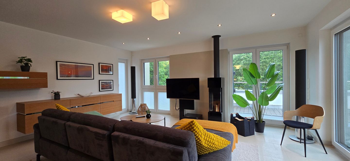  Ferienwohnung LP15 - "Das Penthouse" Graal-Müritz - Wohnzimmer