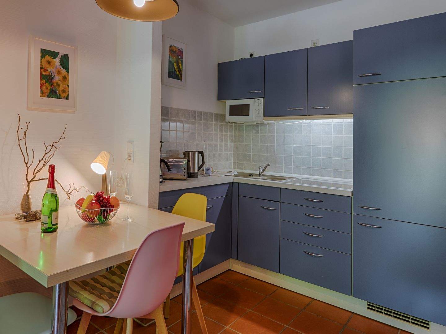 Feriendorf Rugana Budget 1-Raum Ferienwohnung mit Terrasse (A10) Insel Rügen - Küche / Küchenzeile