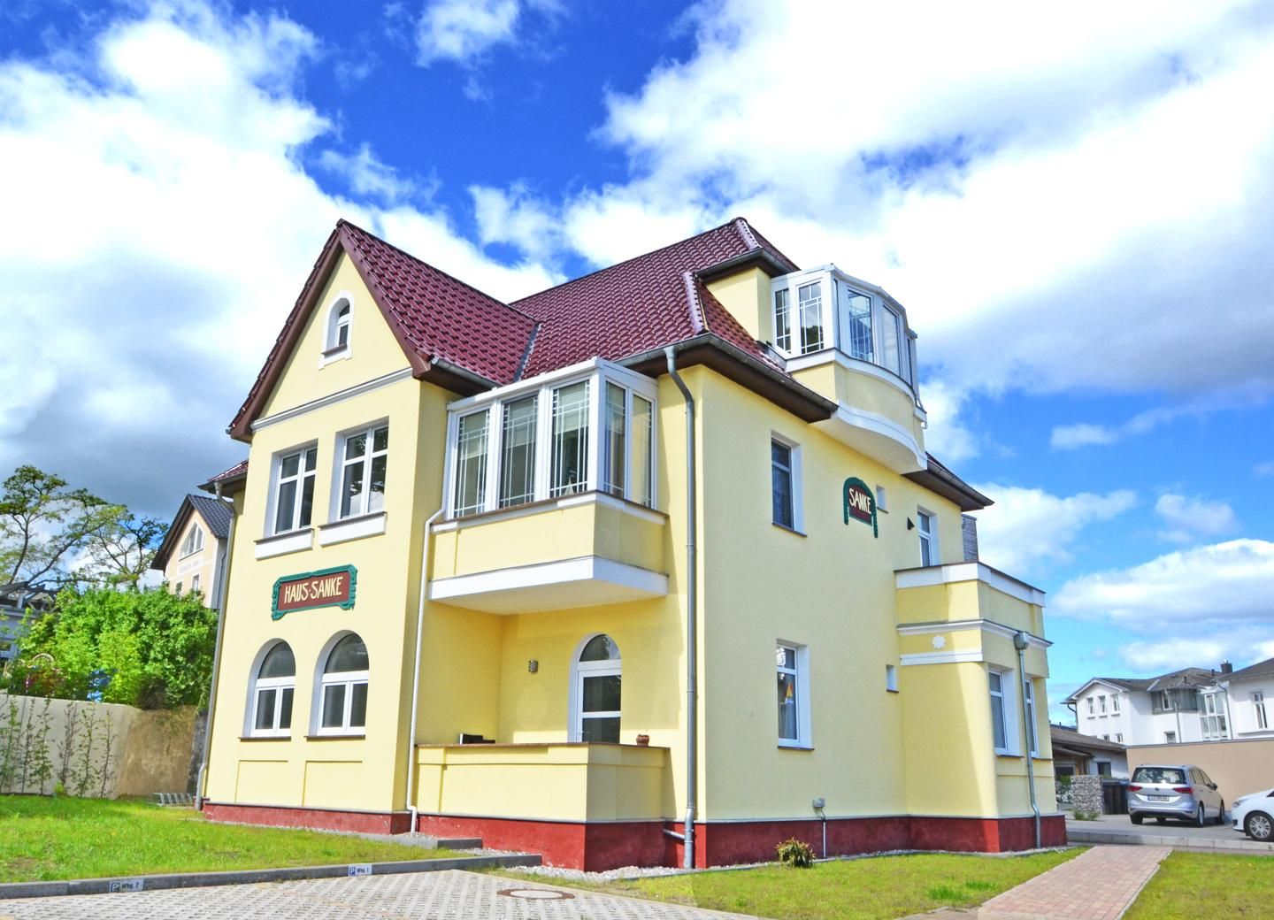 Villa Sanke Wohnung Sanke Seeblick  auf Usedom