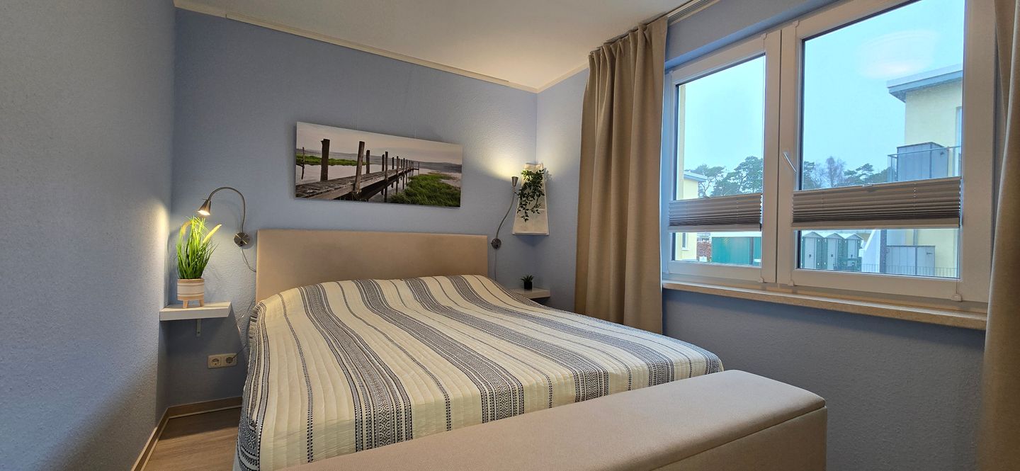  Ferienwohnung KWU 4 EG - "Schatulle" Graal-Müritz Küstenwald - Schlafzimmer