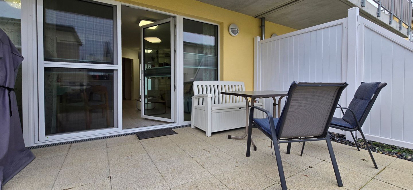  Ferienwohnung KWU 4 EG - "Schatulle" Graal-Müritz Küstenwald - Terrasse