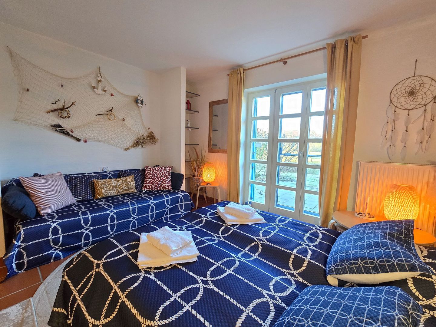 Feriendorf Rugana Komfortplus 1-Raum Ferienwohnung mit Terrasse Insel Rügen - Wohnzimmer