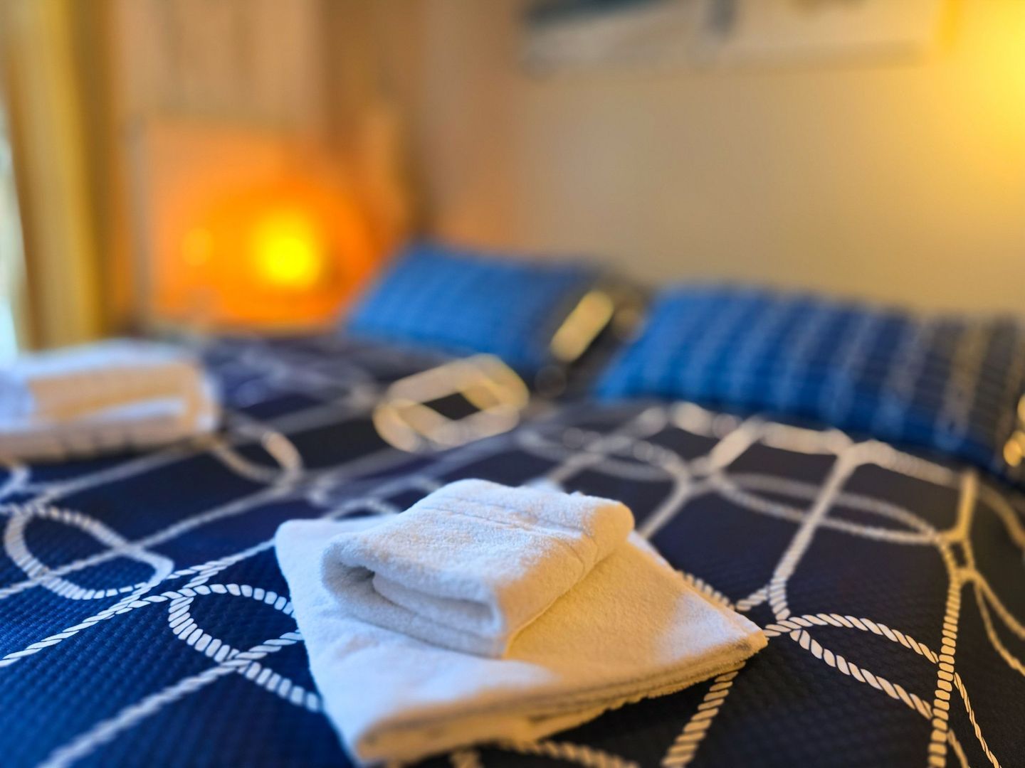 Feriendorf Rugana Komfortplus 1-Raum Ferienwohnung mit Terrasse Insel Rügen - Bett