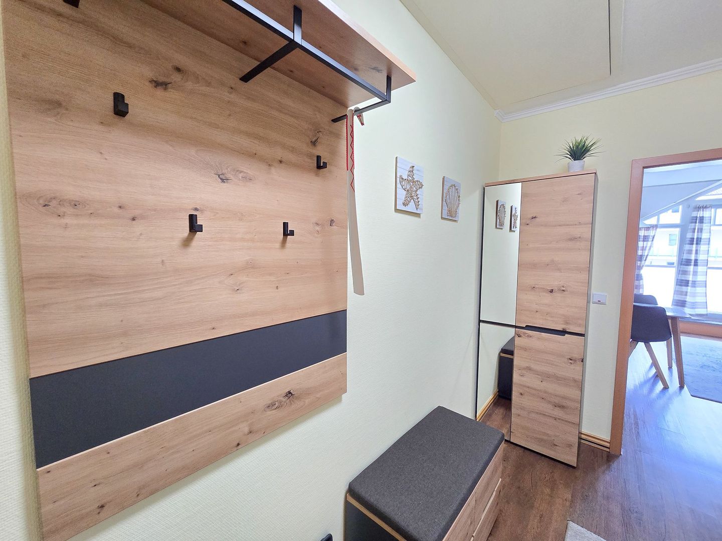 Dünenpark Binz Komfort Ferienwohnung mit 1 Schlafzimmer und Balkon im Dachgeschoss (207) Insel Rügen - Empfang