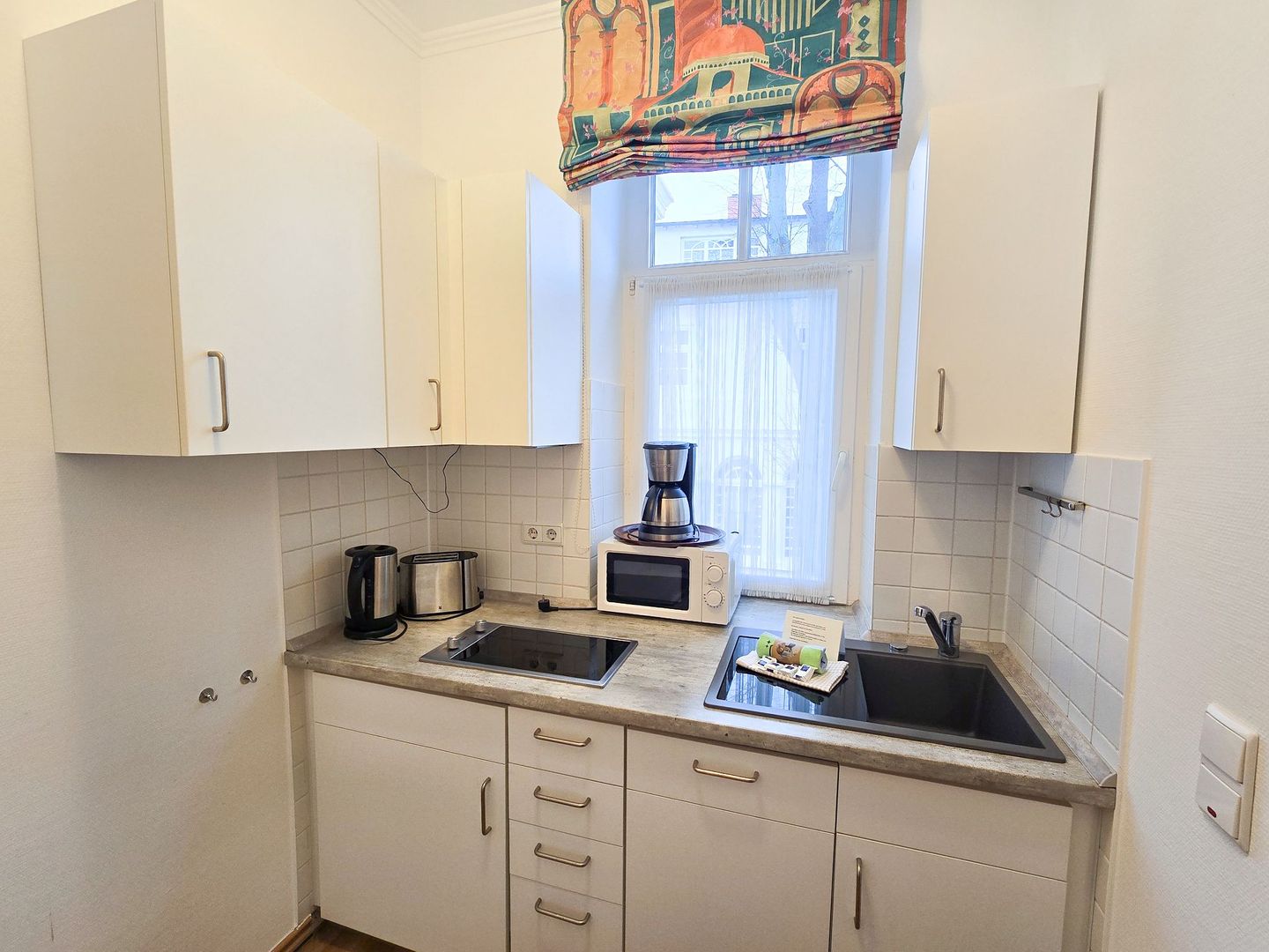 Strandvillen Binz Ferienwohnung mit Meerblick, 2 Schlafzimmern und Balkon (SV/607) Insel Rügen - Küche / Küchenzeile