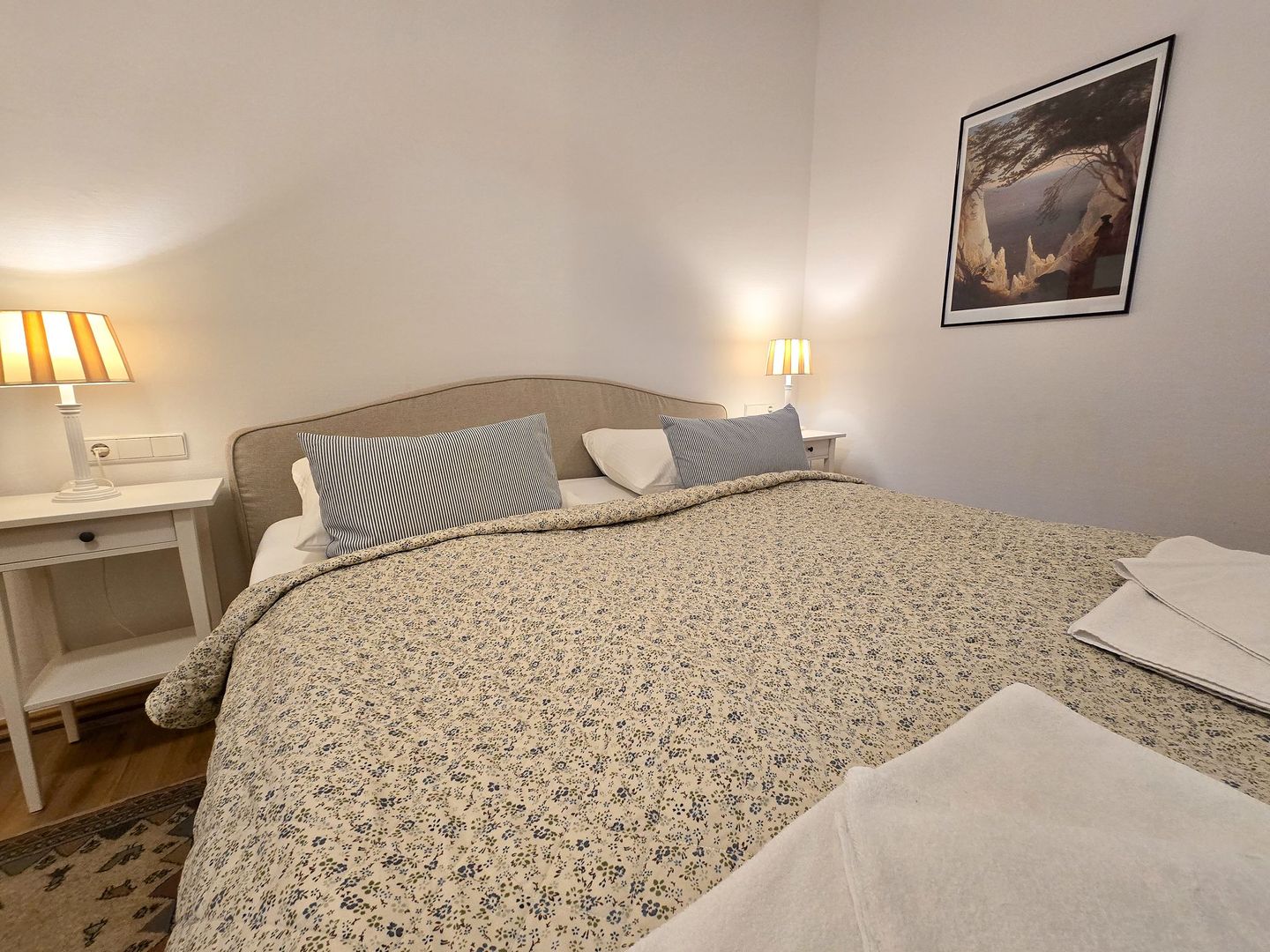 Strandvillen Binz Ferienwohnung mit Meerblick, 2 Schlafzimmern und Balkon (SV/607) Insel Rügen - Schlafzimmer