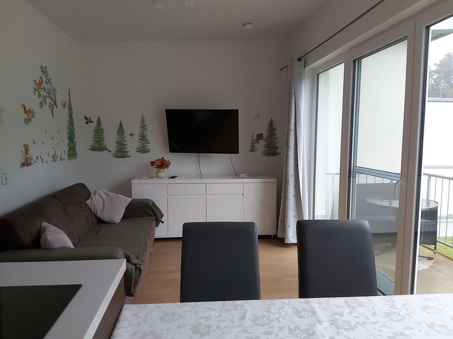  Ferienwohnung KWi 26 OG Graal-Müritz Küstenwald - Wohnzimmer