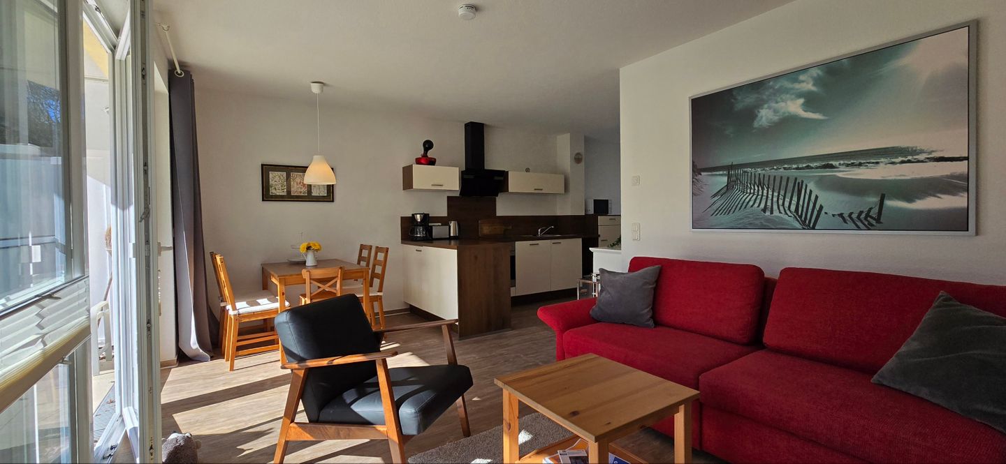  Ferienwohnung KWi 32 EG Graal-Müritz Küstenwald - Wohnzimmer