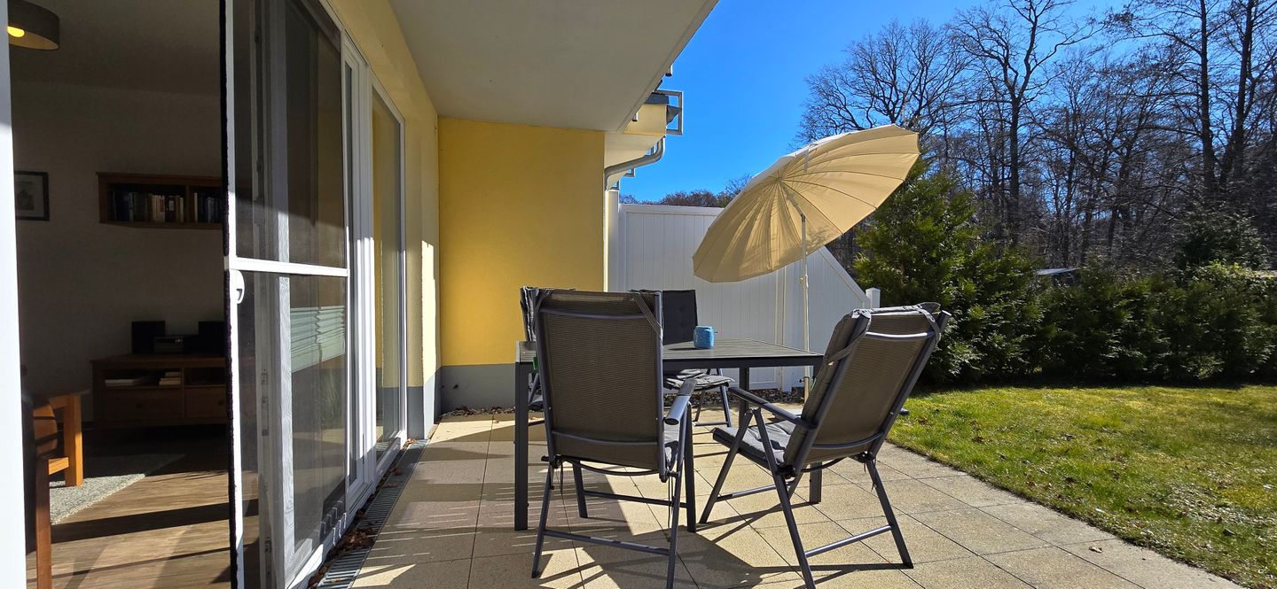  Ferienwohnung KWi 32 EG Graal-Müritz Küstenwald - Terrasse