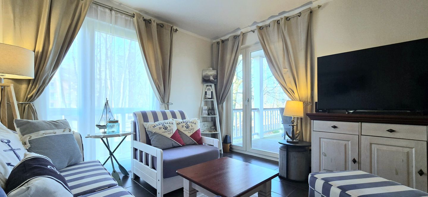  Ferienwohnung W17.0.N Graal-Müritz - Wohnzimmer