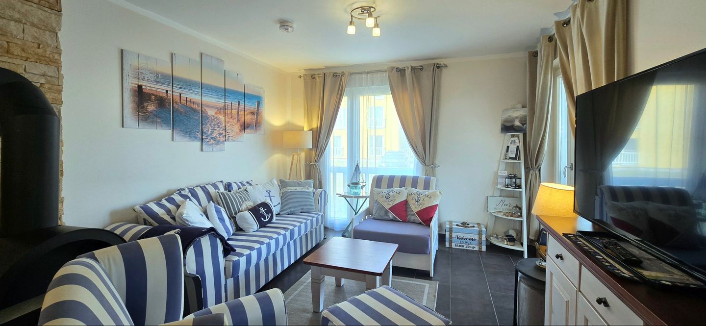  Ferienwohnung W17.0.N Graal-Müritz - Wohnzimmer