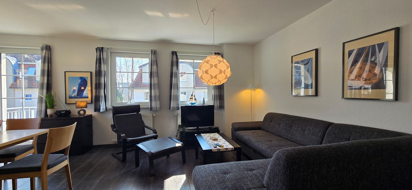  Ferienwohnung U5 "Wassermann" Graal-Müritz - Wohnzimmer