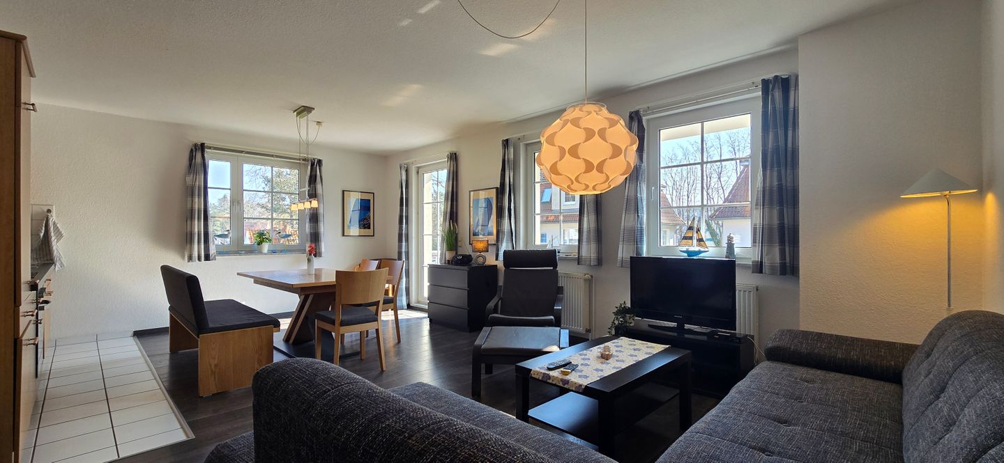  Ferienwohnung U5 "Wassermann" Graal-Müritz - Wohnzimmer