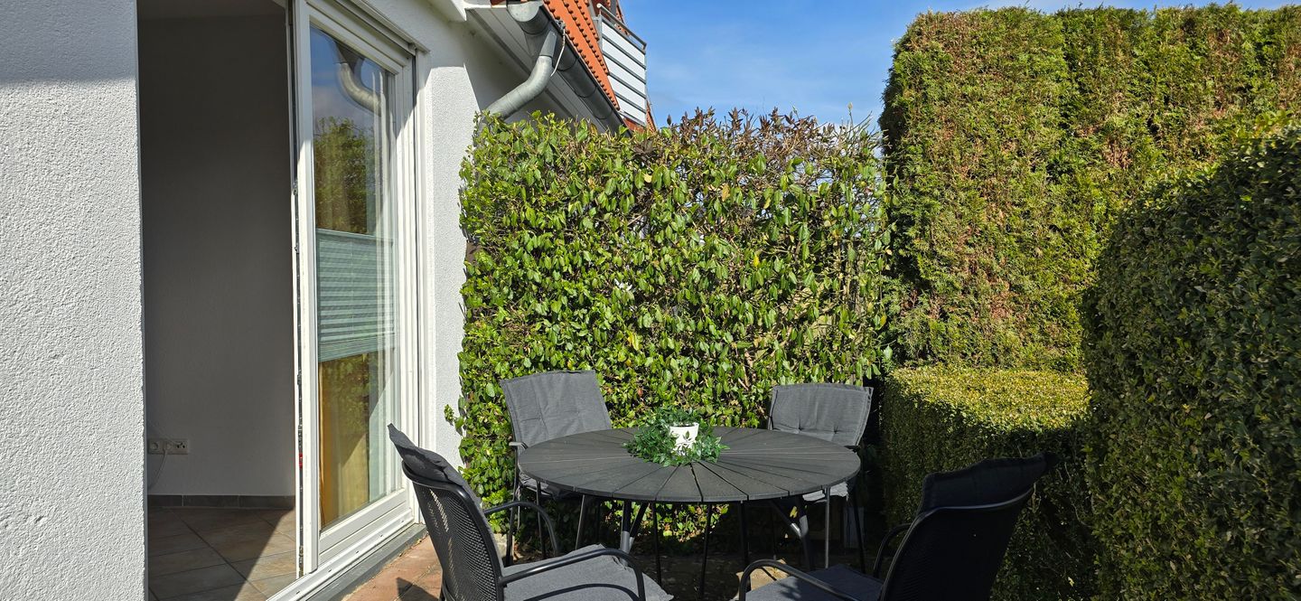  Ferienwohnung E4 Graal-Müritz - Terrasse