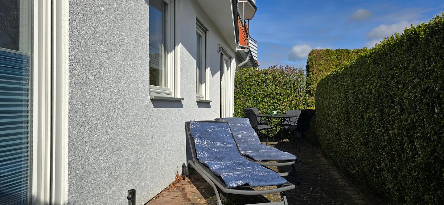  Ferienwohnung E4 Graal-Müritz - Terrasse