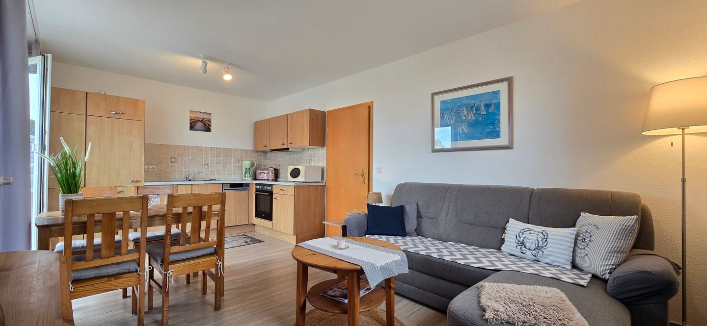  Ferienwohnung E1 Graal-Müritz - Wohnzimmer