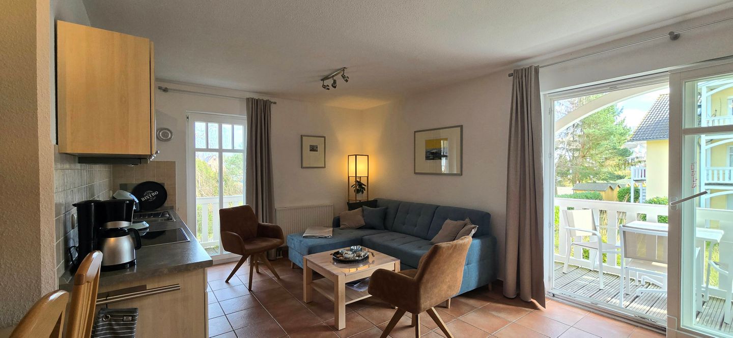  Ferienwohnung D5 Graal-Müritz - Wohnzimmer