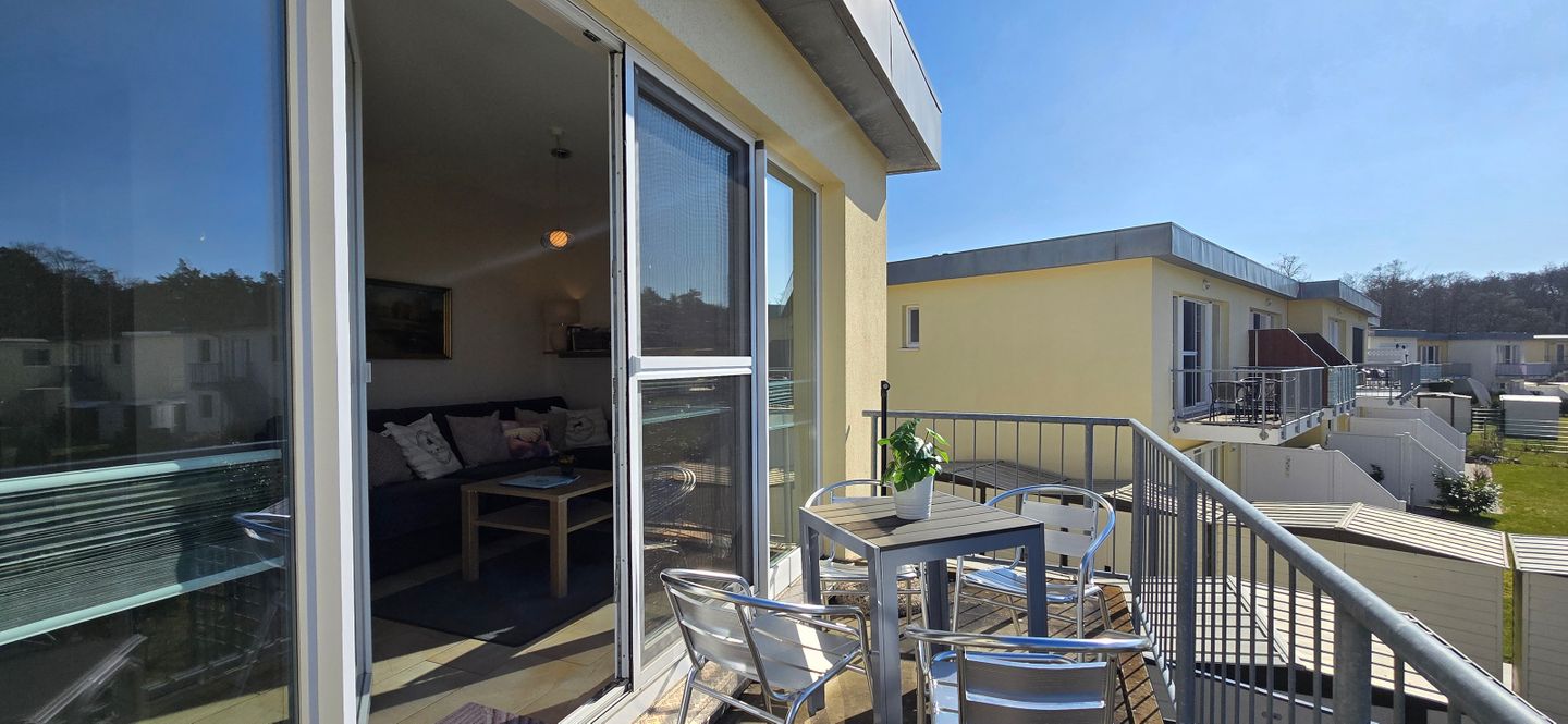  Ferienwohnung KWi 66 OG "Sanddorn" Graal-Müritz Küstenwald - Balkon