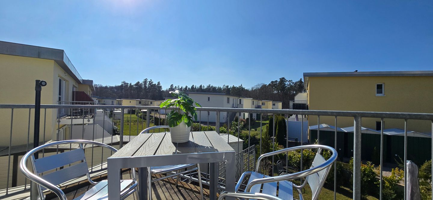  Ferienwohnung KWi 66 OG "Sanddorn" Graal-Müritz Küstenwald - Balkon