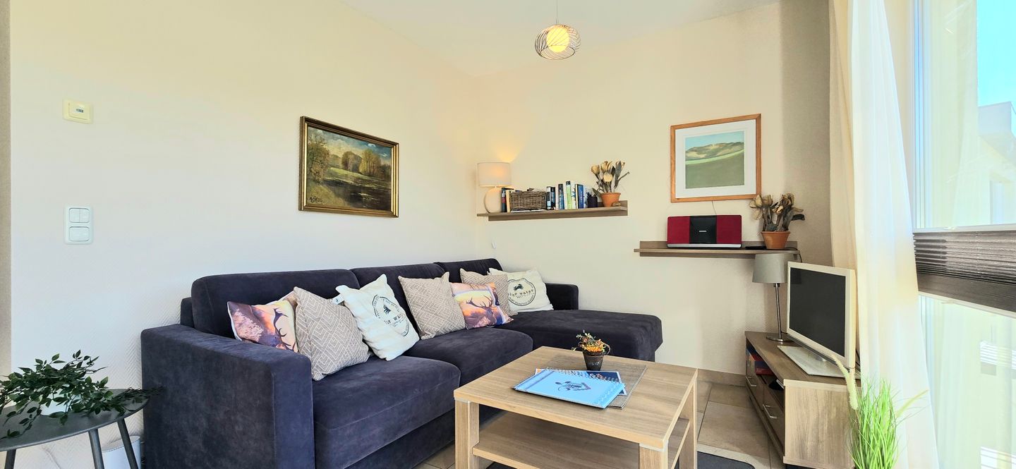 Ferienwohnung KWi 66 OG "Sanddorn" Graal-Müritz Küstenwald - Wohnzimmer