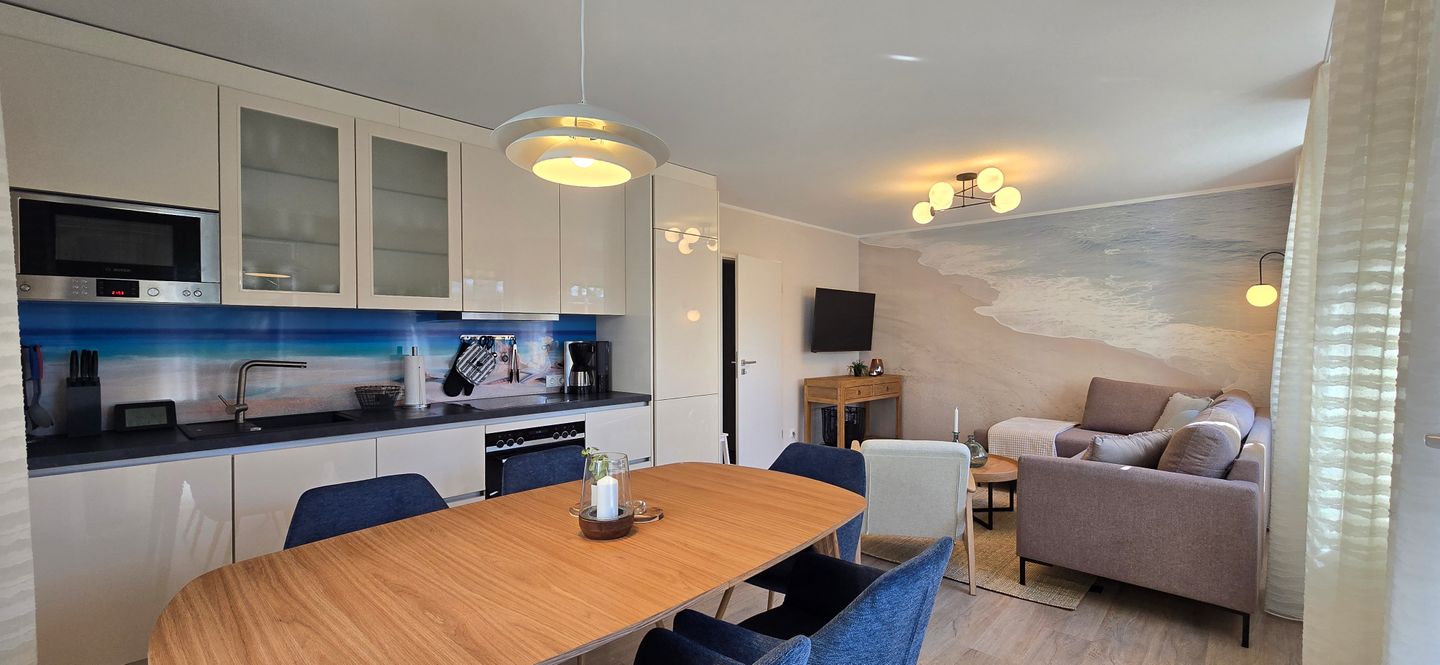  Ferienwohnung U4 "Am Wasserturm" Graal-Müritz - Küche / Küchenzeile